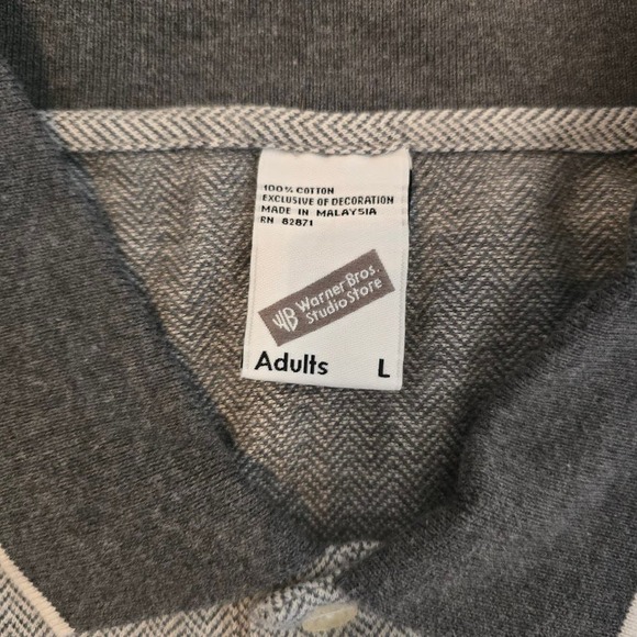 Vintage Scooby Doo Men L Warner brothers Studios 90s Golf Polo Embroidered Shirt - Picture 3 of 6